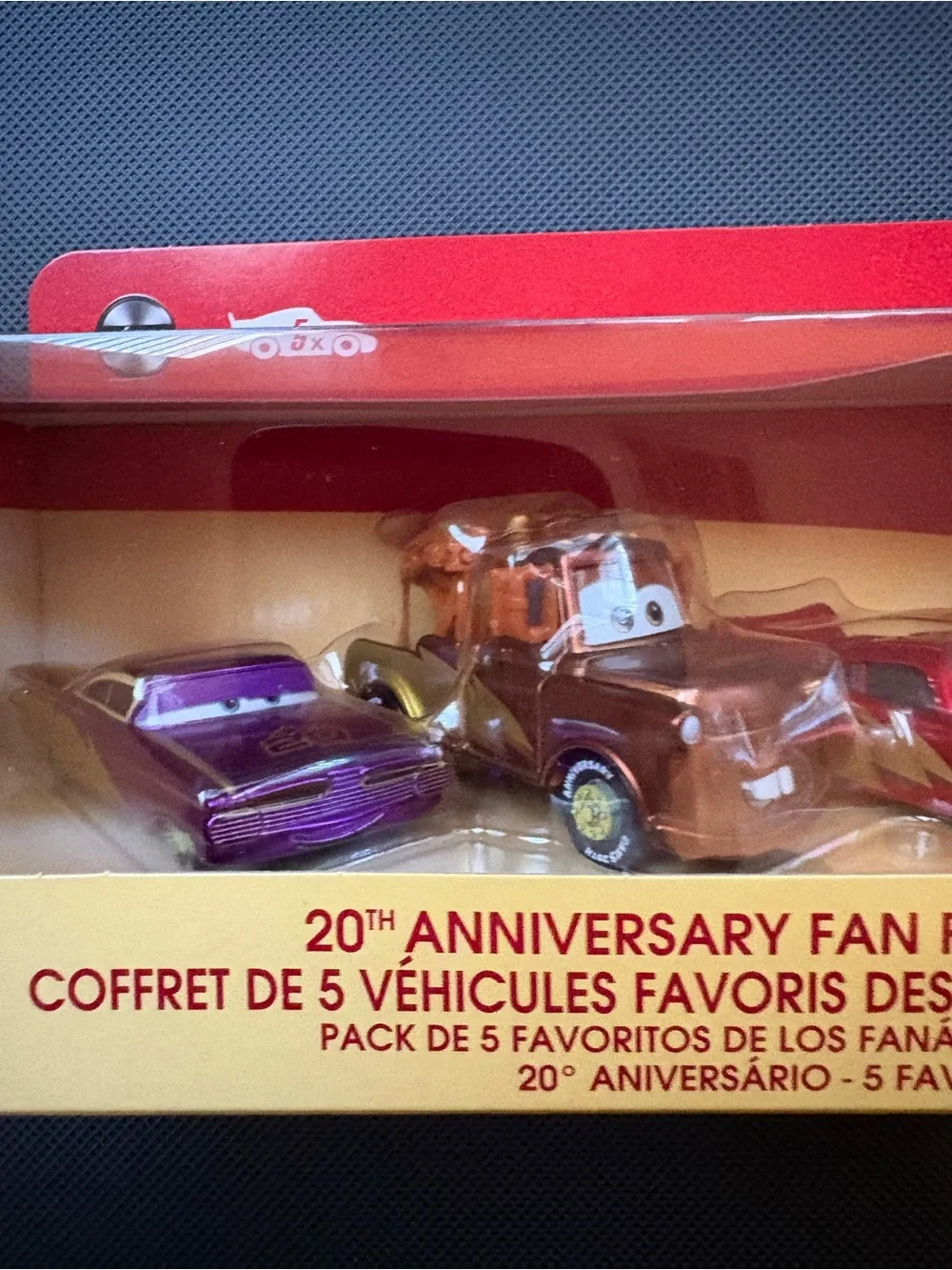 Disney Pixar Cars 20th Anniversary Fan Favorites 5-Pack - Red